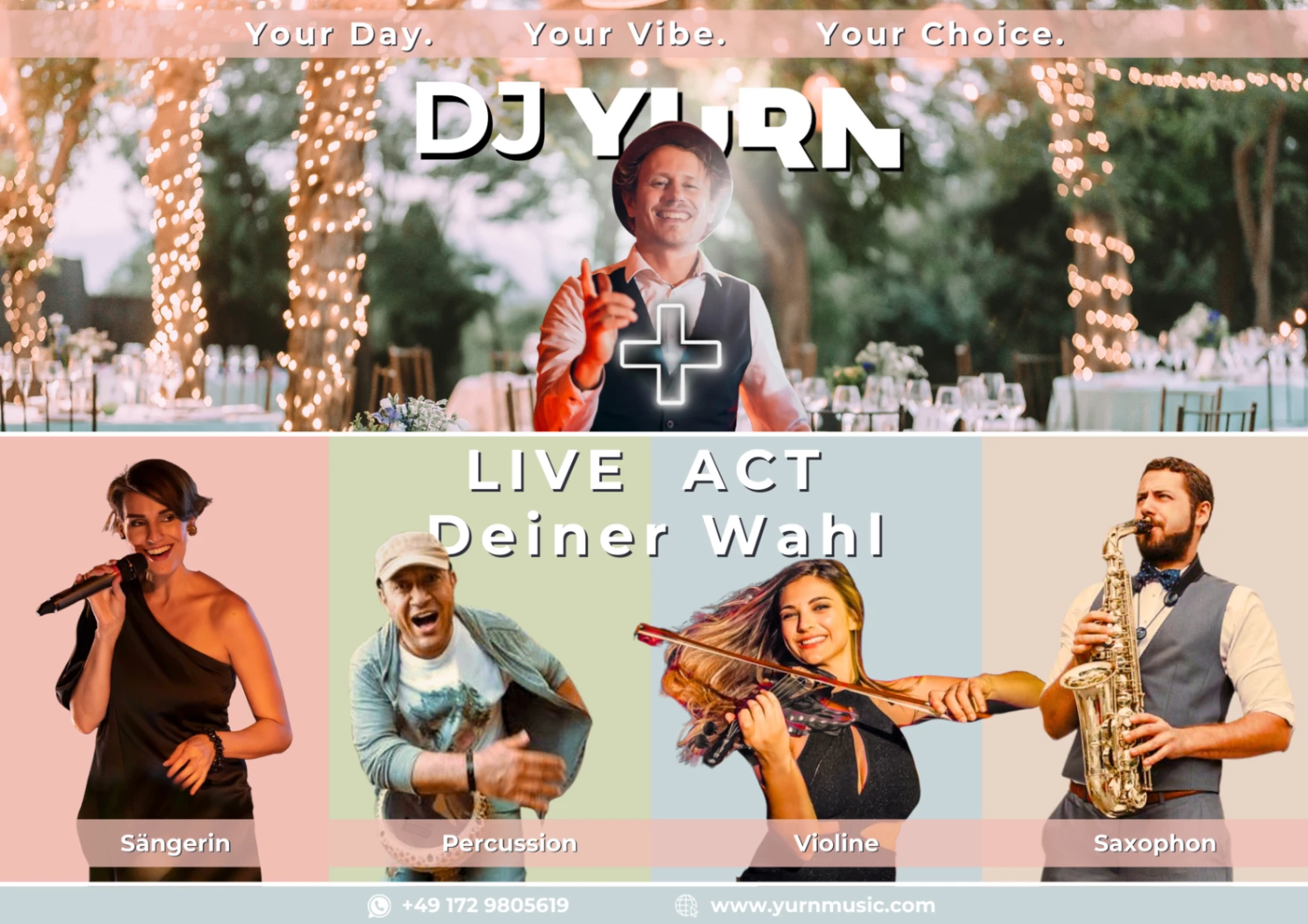 DJ + LIVEMUSIK — Sonstige Europa